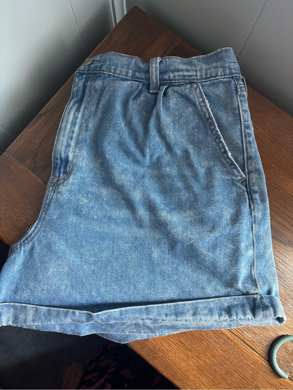 American Eagle Outfitters Blue Denim Jean Shorts